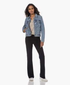 Norma Kamali Tech Jersey Boot Broek - Midnight -Mode Kleding 230704 ce342a16 d443 4fb3 bce2 b34124573f38