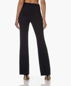 Norma Kamali Tech Jersey Boot Broek - Midnight -Mode Kleding 230704 e925a3b6 75a8 4178 a717 8ca3578184ec