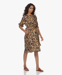 Lasalle Satijnen Tuniekjurk Met Luipaardprint - Leo -Mode Kleding 230704 f7cbe412 f509 4dc2 8c7d d03c52419f49