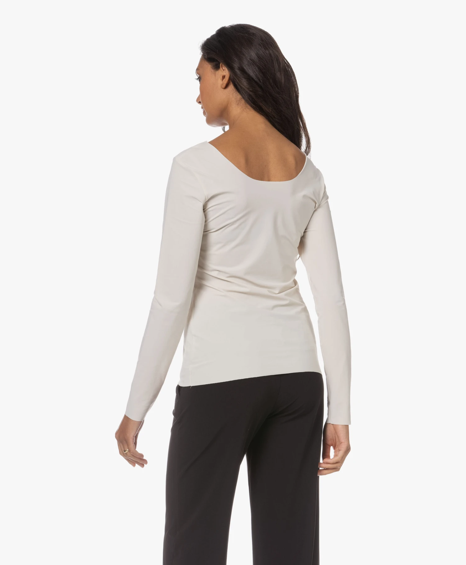 Japantky Tiyo Reversible Jersey Longsleeve - Linen 4 Japantky Tiyo Reversible Jersey Longsleeve - Linen - Afbeelding 4