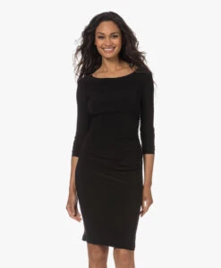 Norma Kamali Shirred Travel Jersey Jurk Met Lange Mouwen - Zwart 15 Norma Kamali Shirred Travel Jersey Jurk Met Lange Mouwen - Zwart -Mode Kleding 230706 0e46db09 c4ee 4dc6 88c2 26bbbff47cc3