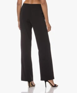 Japantky Paksy Travel Jersey Rechte Pantalon - Diepzwart -Mode Kleding 230706 0f06c9eb d479 44e6 8c57 f44e0f142741