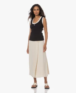 By Malene Birger Esra Crêpe Maxi Rok - Pearl -Mode Kleding 230706 36279ad6 775d 45b3 a599 208de72b38eb