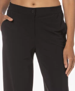 Japantky Paksy Travel Jersey Rechte Pantalon - Diepzwart -Mode Kleding 230706 499b6288 3e8c 48d3 b6a7 9c7c40245b95