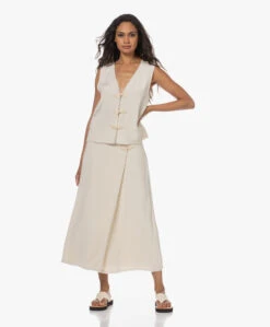By Malene Birger Esra Crêpe Maxi Rok - Pearl -Mode Kleding 230706 68805c97 e8ad 452b be8a 148ddff0a597