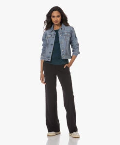 Japantky Paksy Travel Jersey Rechte Pantalon - Diepzwart -Mode Kleding 230706 7a9c002b 6205 4836 921d b4c887fdfad0