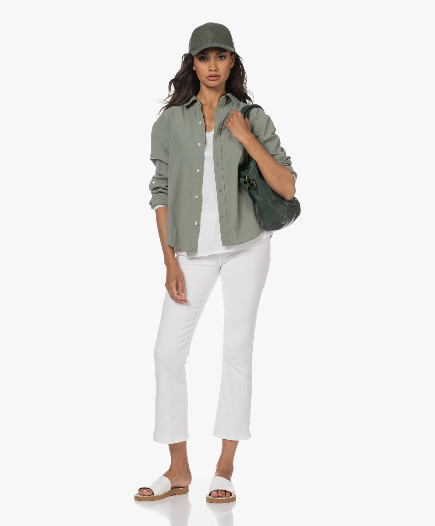 Citizens Of Humanity Kayla Shrunken Poplin Overhemdblouse - Nova 5 Citizens Of Humanity Kayla Shrunken Poplin Overhemdblouse - Nova - Afbeelding 5