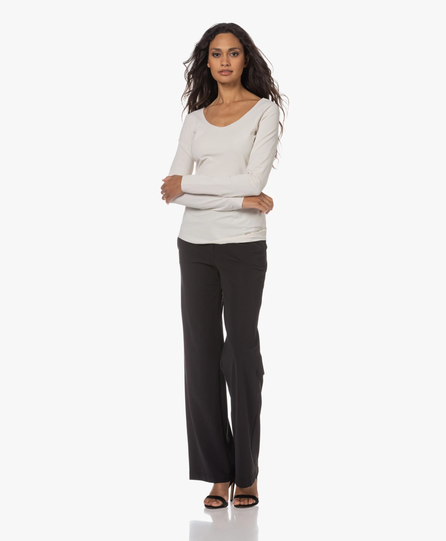 Japantky Tiyo Reversible Jersey Longsleeve - Linen 5 Japantky Tiyo Reversible Jersey Longsleeve - Linen - Afbeelding 5