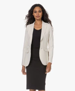 Japantky Yuu Getailleerde Blazer - Linen -Mode Kleding 230706 9c95b9b0 3af8 4090 9f6c b02735c2bc69