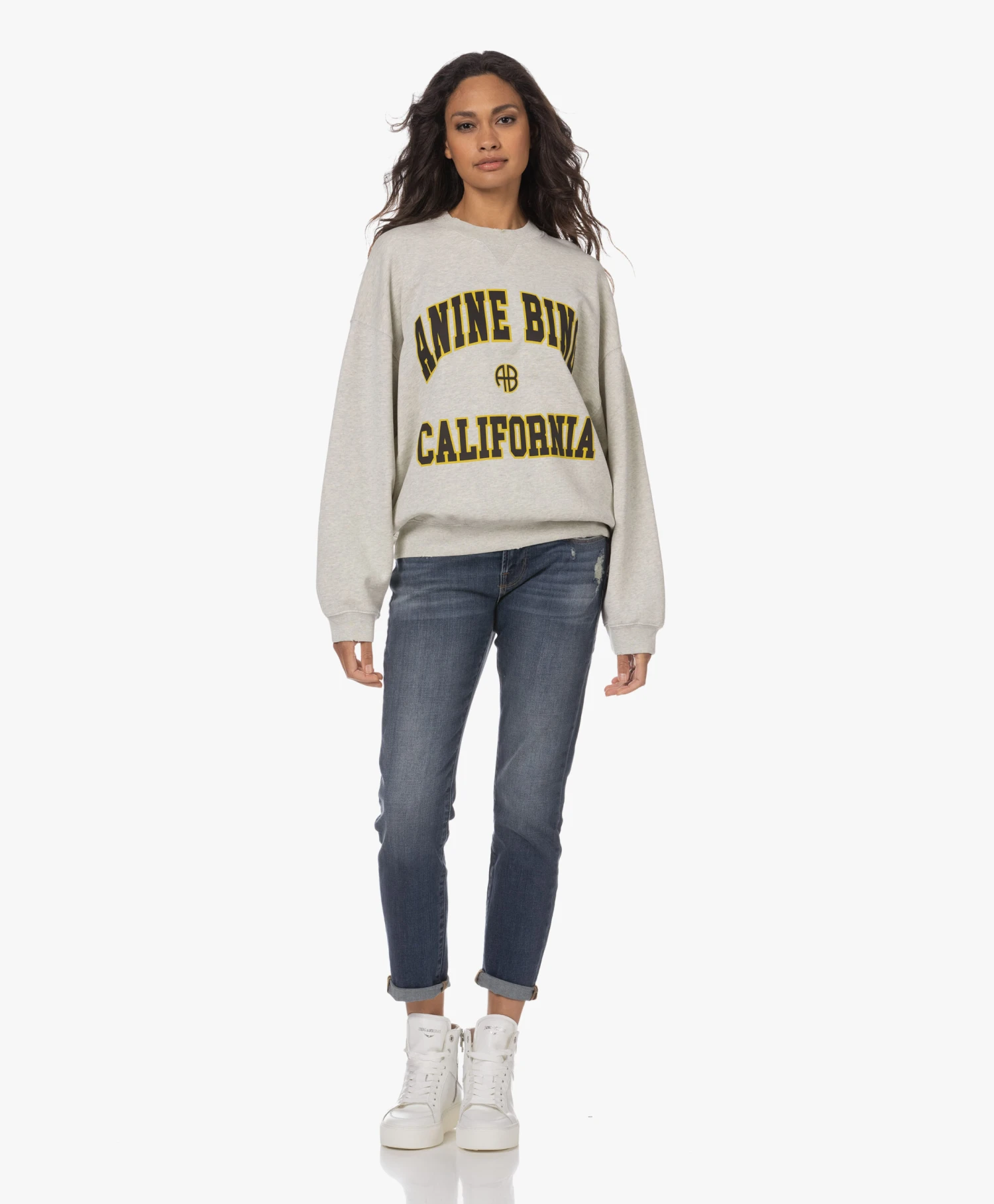 Zadig & Voltaire High Flash Leren Platform Sneakers - Wit 2 Zadig & Voltaire High Flash Leren Platform Sneakers - Wit - Afbeelding 2