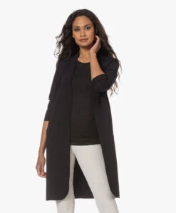 Japantky Erika Lange Travel Jersey Blazer - Diepzwart -Mode Kleding 230706 ba12d11f 4acc 4e28 9398 c0533b97a5d6