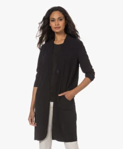 Japantky Erika Lange Travel Jersey Blazer - Diepzwart -Mode Kleding 230706 bd84282b c26d 49ca a848 99e0aa086696