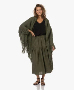 Enza Costa Cool Cotton Tiered Maxi Rok - Dark Olive 15 Enza Costa Cool Cotton Tiered Maxi Rok - Dark Olive -Mode Kleding 230711 0bd05611 061c 441a 8901 608c523d5528