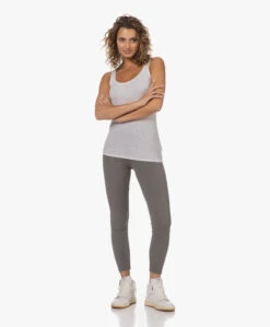 American Vintage Massachusetts Tanktop - Lichtgrijs Mêlee -Mode Kleding 230711 2a28e906 7cf2 4219 94fc 8da38fa556fd