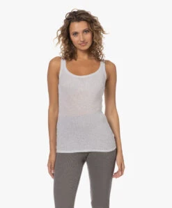 American Vintage Massachusetts Tanktop - Lichtgrijs Mêlee