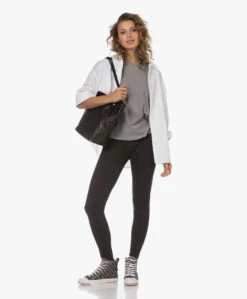 See By Chloé Aryana High-Top Logo Sneakers - Grijs/Zwart -Mode Kleding 230711 f3ac5292 7124 40af 8762 cf0d547156f3