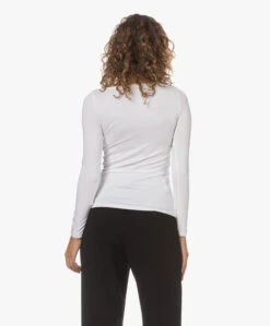 Majestic Filatures Soft Touch Boothals Longsleeve - Wit -Mode Kleding 230711 f5116c00 d6b2 4ebd ba46 4152820e5e18