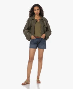 Rag & Bone Dre Low-Rise Denim Short - Aster -Mode Kleding 230713 3e989a9e f23b 4b2d 8ee7 54ee556fa8c3