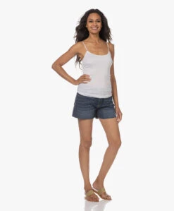 Hanro Cotton Seamless R-Hals Spaghetti Top - Wit 22 Hanro Cotton Seamless R-Hals Spaghetti Top - Wit -Mode Kleding 230713 6aa34010 bb53 46e6 8dba b053a0a2b636