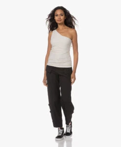 Japantky Utako One-Shoulder Travel Jersey Top - Linen -Mode Kleding 230713 70e80b55 1dfb 4072 a24f 8f7cd1910392