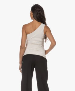 Japantky Utako One-Shoulder Travel Jersey Top - Linen -Mode Kleding 230713 9d765784 19cb 4f23 8c15 bdc3a462e9d5