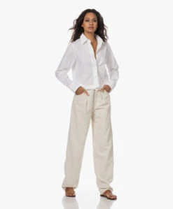 Closed Cropped Overhemdblouse - Wit 25 Closed Cropped Overhemdblouse - Wit -Mode Kleding 230713 b6f718fe 2eca 4f14 b58c 3ce00ee39d33