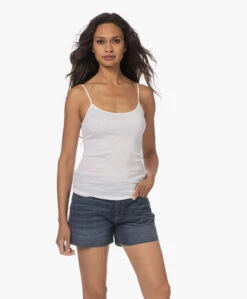 Hanro Cotton Seamless R-Hals Spaghetti Top - Wit 24 Hanro Cotton Seamless R-Hals Spaghetti Top - Wit -Mode Kleding 230713 c451bb55 127f 4c75 baae 283838522108