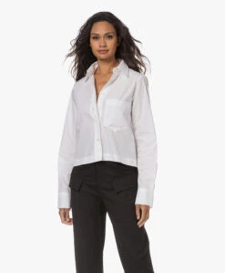Closed Cropped Overhemdblouse - Wit 15 Closed Cropped Overhemdblouse - Wit -Mode Kleding 230713 e4f9f15d 3512 44ff 8ba6 6d430292e97f