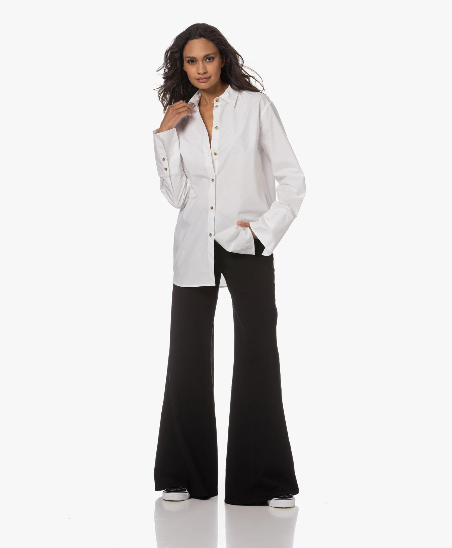 Vans Sk8-Hi High-Top Sneakers - Zwart/Wit 9 Vans Sk8-Hi High-Top Sneakers - Zwart/Wit - Afbeelding 9