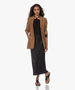 By Malene Birger Boshan Twill Maxi Rok - Zwart -Mode Kleding 230718 3628ec29 4827 44dd b44a bdf98b4dbeb6