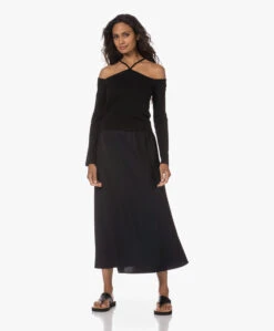 By Malene Birger Boshan Twill Maxi Rok - Zwart -Mode Kleding 230718 39c4edea 9c65 4592 8e7a 395e28e63325