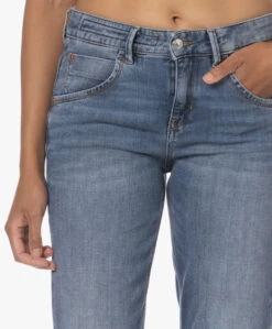 Drykorn Like Girlfriend Stretch Jeans - Blauw -Mode Kleding 230718 467bbace 9494 40e1 b952 7bfc8322c81d