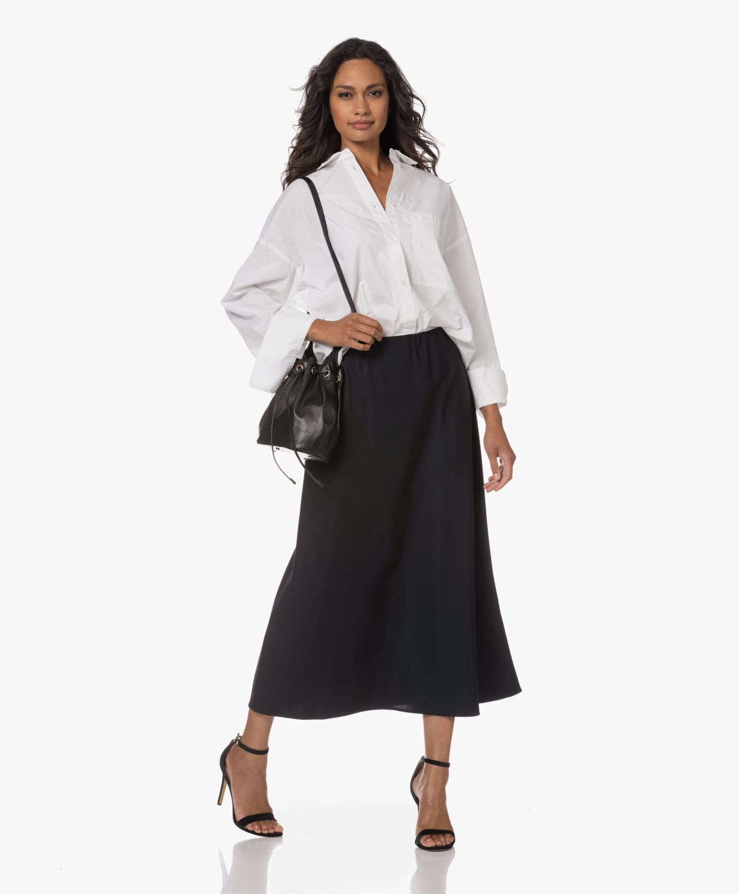 By Malene Birger Derris Biologisch Katoenen Overhemdblouse - Pure White 2 By Malene Birger Derris Biologisch Katoenen Overhemdblouse - Pure White - Afbeelding 2