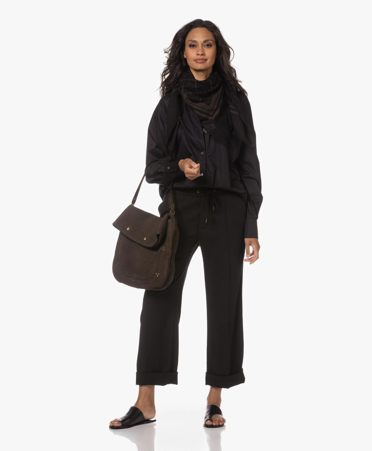 Atp Atelier Rosa Leren Slippers - Zwart 5 Atp Atelier Rosa Leren Slippers - Zwart - Afbeelding 5