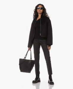 Anine Bing Luc Leren Combat Veterlaarzen - Zwart -Mode Kleding 230718 8187efd3 d767 4b7c 867f 98faf72fd734