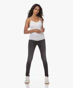 Hanro Padded Katoenen Spaghetti Top - Wit -Mode Kleding 230720 0d5cc8fa 3bed 4e07 a31b 852194a38146