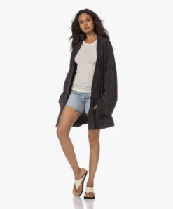 Speezys Amsterdam Badstof Jersey Kimono Jasje - Jet Black -Mode Kleding 230720 c59b34bf 748d 4e90 ada8 9d1cfa47f147