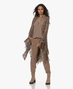 Japantky Meky Travel Jersey Splithals Blouse - Walnut -Mode Kleding 230720 efd3cca6 60a2 4b6f 868c bf25c34dc582