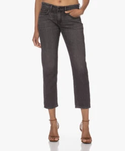 Rag & Bone Dre Low-Rise Slim Boyfriend Jeans - Onyx
