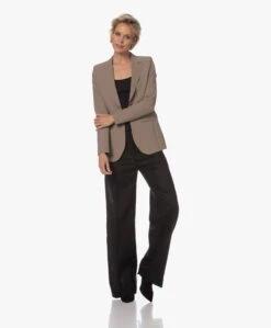 Japantky Yuu Getailleerde Blazer - Walnut -Mode Kleding 230724 5088c594 dce8 4919 8268 06cf602c353f