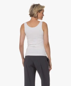 Majestic Filatures Abby Superwashed Tanktop - Wit -Mode Kleding 230724 81a262a1 6a88 45a0 8514 f88e5322677f