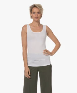 Hanro Soft Touch Modal Tanktop - Wit -Mode Kleding 230724 96433706 4327 4c36 8763 aa18c847ed02