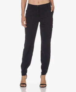 Japantky Momo Travel Jersey Utility Broek - Zwartblauw