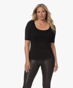 No Man'S Land Viscose T-Shirt Met Halflange Mouwen - Zwart 23 No Man'S Land Viscose T-Shirt Met Halflange Mouwen - Zwart -Mode Kleding 230725 08f29e23 7462 46a3 b882 c5b11aa4d5b2