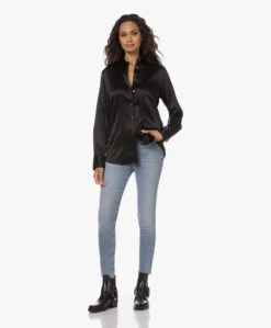 Filippa K Eira Zijden Blouse - Zwart -Mode Kleding 230727 736da301 a0f8 4317 b573 d238d1b5c6ff