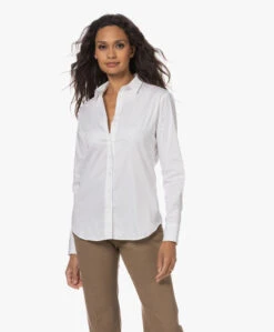 No Man'S Land Katoenmix Overhemdblouse - Wit -Mode Kleding 230727 bd720710 b094 4bc2 9651 6900f083eb26