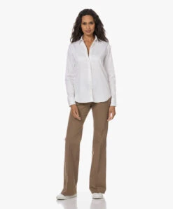 No Man'S Land Katoenmix Overhemdblouse - Wit -Mode Kleding 230727 c08d677d c6bf 491b 9efe 50fa6fc7930f