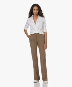 No Man'S Land Katoenmix Overhemdblouse - Wit -Mode Kleding 230727 c6647383 11e6 4184 bc54 6508e285bcb1