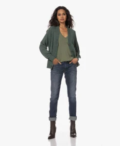 Denham Monroe Girlfriend Tapered Fit Jeans - Donkerblauw -Mode Kleding 230727 f66f8b9e 8738 4160 898d cfdf7ef3db2d