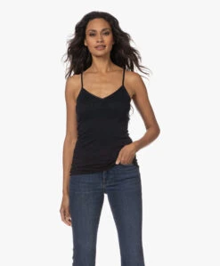 Hanro Padded Katoenen Spaghetti Top - Zwart 23 Hanro Padded Katoenen Spaghetti Top - Zwart -Mode Kleding 230801 2faf437b 5477 4fe1 80fc 9c8cb41ee52b